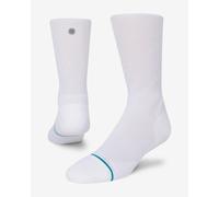 Stance Run Light Crew Socks White - L
