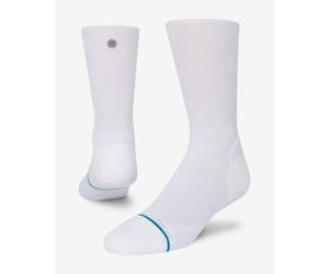Stance Run Light Crew Socks White - M
