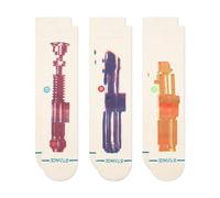 Stance Saber Box Set Crew Socks Star Wars 3 Pack Lightsaber Multi Patterned Calf (UK, Alpha, M, Regular, Regular)