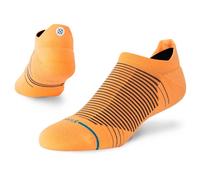 Stance Scanner Tab Socks Light Cushioning Mango Orange Patterned Performance Running Ankle Socks Medium