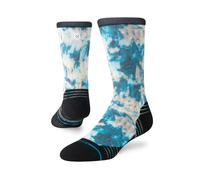 Stance Serengeti Light Crew Socks M Blue for Running and Training - Comfort and Style
