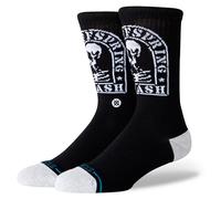 Smashed Crew Socks in Black