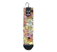 Stance Snakin Scoobs Crew Socks Scooby Doo Multi Floral Calf Medium