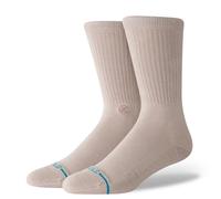 STANCE - Unisex Icon Crew Socks - String Grey - Casual Crew Socks