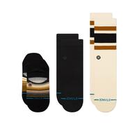 Stance Socks Crew Mens 3 Pack Icon Black Cream