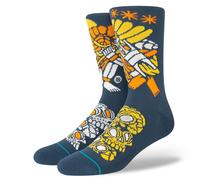 Stance Socks Crew Mens Large dj warrior blue