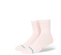 Stance Socks Quarter Unisex Large Icon Pink Seamless Toe