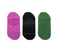Stance Socks Womens No Show Icon 3 pack UK 8-10.5 Berry