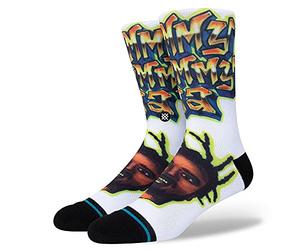 Stance Socks Wu Tang Shimmy Shimmy Ya White Large