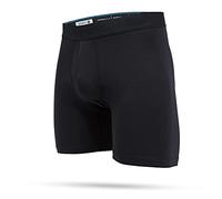 Stance Standard 6 in Boxer Brief - Cottonblend - Mid Support (Black, Large)