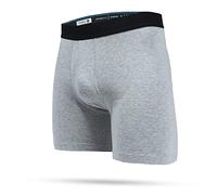 Stance Standard 6 in Boxer Brief - Cottonblend - Mid Support (Heathergrey, Small)