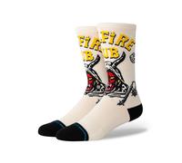 Stance Stranger Things Hellfire Crew Socks Vintage White