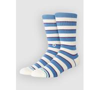 Stance Striped It Crew Socks capriblue M