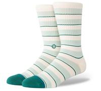 Stance - Striped It Crew - Sports socks size 8,5-12,5, white
