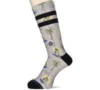 STANCE Surfing Monkey Crew Socks Grey UK Sizes 6 - 13 (Large)