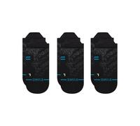 Stance Icon Athletic Tab Socks 3-Pack, Black, Large, Black, Large