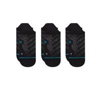 Stance Run UL Tab 3 Pack No Show Socks Black