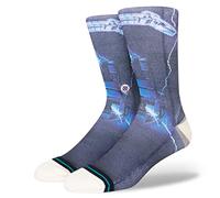 STANCE The Chair Crew Socks Metallica Purple Large Calf UK Sizes 8 - 12.5