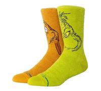 Stance The Grinch and Max Crew Socks Multi Cushioned Cozy Calf Socks One Pair