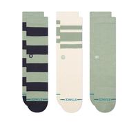 Stance Townie 3 Pack Crew Socks | Green