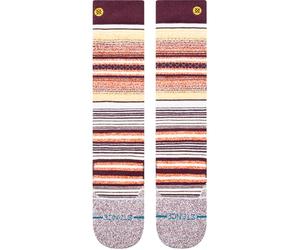 Stance unisex-adult Curren SnowSocks, Wine, Large