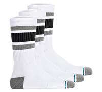 STANCE Unisex Socks 3-Pack - Boyd ST, Logo, Stripes, Crew Socks