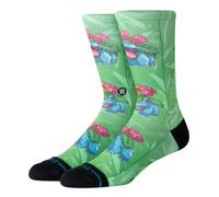 STANCE Venusaur Crew Socks Pokemon Green Patterned Calf Socks