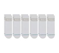 Stance Vital Quarter Sock 6-Pack for Men and Women, White, Medium