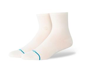 Stance - Women's Fine Rib Quarter - Sports socks size 6/8,5, white