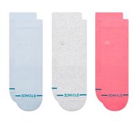 Stance - Women's Icon Quarter 3 Pack - Sports socks size 6/8,5, grey