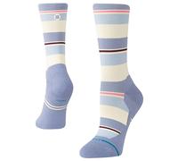 Stance Womens Milo Light Crew Walking Sock - Blue Stripe