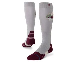 Stance Womens Peaks Mid Merino Ski & Snowboard Socks Fig