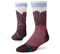 Stance Womens The Ridge Light Wool Crew Walking Sock - Wine