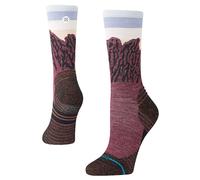 Stance Womens The Ridge Light Wool Crew Walking Sock - Wine