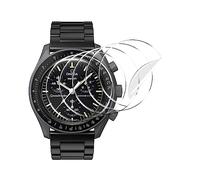 Stanchev Crystal Protector for Moonswatch,Soft TPU Anti-Scratch Screen Protector Compatible with Swatch Omega Moonwatch,HD Clear Screen Protector Cover for Omega x Swatch Moonswatch 5 Pack