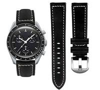 Stanchev Strap for Omega x Swatch MoonSwatch/Rolex Watch/SEIKO Watch 20mm,Genuine leather Omega X Swatch Moonswatch Speedmaster Watch Replacement Strap