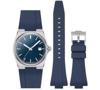 Stanchev Strap for Tissot PRX Watch Series,Quick Release Soft Silicone Strap for Tissot PRX Powermatic 80,12mm Men Women Replacement Straps for Tissot PRX Series Watch 40mm (40mm watch, Navy)