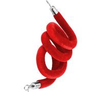 Stanchion Rope, Barrier Rope 1 2 3 4 Pack, Flexible Foam Core Stanchion Queue Lines(1 Pack,80cm/31.5 in)