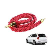 Stanchion Rope Long,4.9ft Twisted Driveway Safety Supplies | Long Carpet Ropes | Event Planners Retail Stores Hotel Restaurant Museum Bank Waiting Areas Construction Zones Private Parties