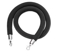 Stanchion Rope Rope Barriers, Thick VIP Stanchion Queue Barrier Rope for Hotel Hospital Bank Crowd Control, 3/4/5 Ft Hanging Ropes Crowd Control Stanchion Rope/Black/0.9M/3Ft/36In