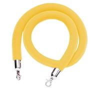 Stanchion Rope Rope Barriers, Thick VIP Stanchion Queue Barrier Rope for Hotel Hospital Bank Crowd Control, 3/4/5 Ft Hanging Ropes Crowd Control Stanchion Rope/Yellow/0.6M/2Ft/24In