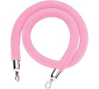 Stanchion Rope Rope Barriers, Velvet Queue Barrier Rope With Hook Multicolor 0.6-3.0m(Pink,1.5m)