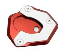 Stand Accessories 1PCS Motorcycle Kickstand Side Stand Enlarge Extension For KAWASAKI For Ninja250/300(Black- Silver)