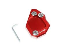 Stand Accessories For BMW F650GS 2009 2010 2011 2012 2013 2014 Motorcycle Side Stand Kickstand Fame Support Plate Cover(Red 1)