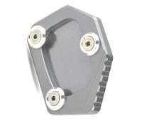 Stand Accessories Motorcycle CNC Aluminum For H-onda CBR250R 2011 2012 2013 2014 2015 Kickstand Foot Side Stand Extension Pad Support Plate Enlarge(Grey)