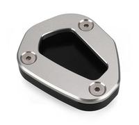 Stand Accessories Motorcycle Kickstand Extender Foot Side Stand Pad Support Plate For H-onda NT700V For DEAUVILLE ABS 2006-2016(Silver)