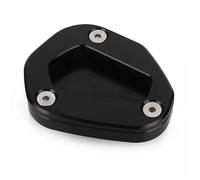 Stand Accessories Motorcycle Kickstand Extender Foot Side Stand Pad Support Plate For H-onda NT700V For DEAUVILLE ABS 2006-2016(Black- Silver)