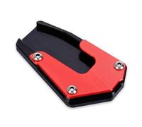Stand Accessories Motorcycle Kickstand Foot Side Stand Enlarge Extension Support For SUZUKI For Burgman 650 For Executive 2013-2023 AN650 2024(Black- Silver)