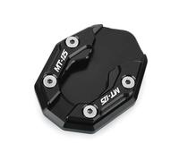 Stand Accessories Motorcycle Kickstand Side Stand Pad Accessories For Y-AMAHA MT15 MT125 MT-15 MT-125 MT 15 125 2015 2016 2017-2025(Black 2)