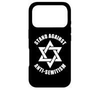 Stand Against Anti-Semitism Black and White Star of David Case for iPhone 17 Pro